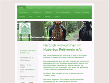 Tablet Screenshot of hubertus-rv.de